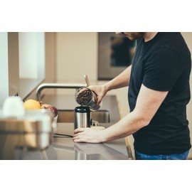 SEVERIN KM 3879 - Macinacaffè e spezie, 180 W di potenza, in acciaio INOX spazzolato, colore: Nero