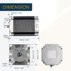 RATTMMOTOR Nema23 Stepper Motor 23HS9430, 308oz-in, 1.8 Drgree, 3A, 2-Phase
