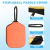 PATIKIL Universal 30x22cm Neoprene Pickleball Paddle Sleeve Paddle Cover Storage