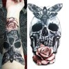 S.A.V.I Temporary Tattoo For Girls Men Women 3D Skulls and