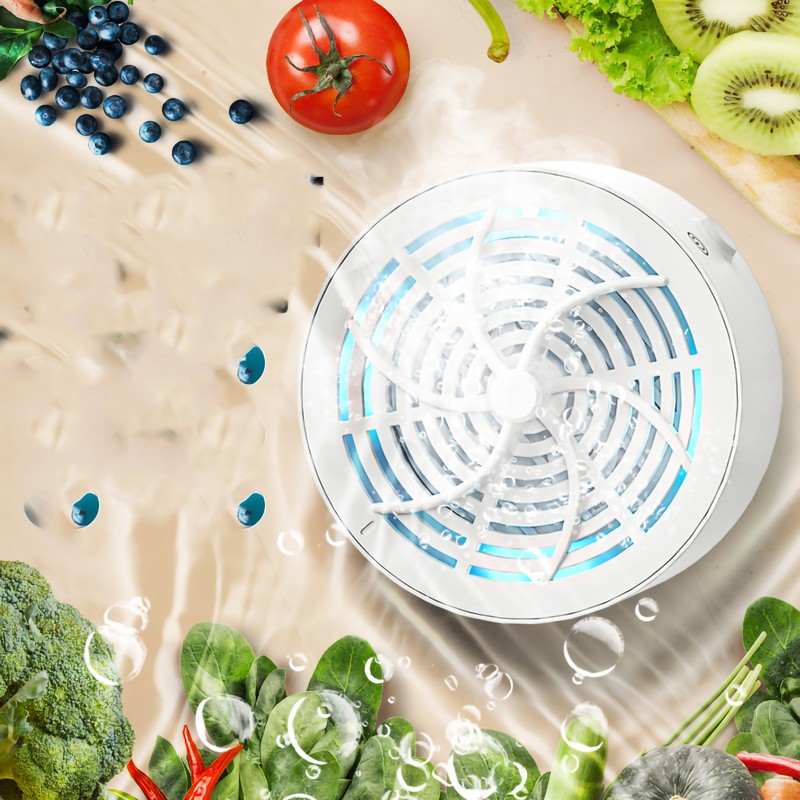 Fruit and Vegetable Washing Machine IPX7 Waterproof Water Ion Purification