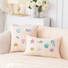 28pcs Sea Animal Iron/Sew on Patches Marine Organisms Embroidered Patches