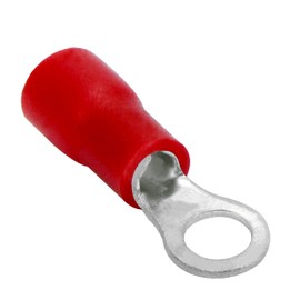 Conext Link RTV-6R25 Vinyl Ring Terminal 25 Pack (#6 Stud, Red 22-18 Gauge)