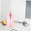 iplusmile Square Refillable Liquid Bottle Dispenser with Pump Versatile Hand