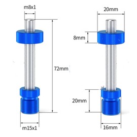 ZIANTENNY Bike Square & Spline Axis Bottom Bracket Tool – Secure Grip Removal Rod for Precise Disassembly – Universal Fit for Square Taper/Spline Axles – Pro Bike Maintenance Tool