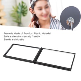 4 Way Mirror 360 Degree Handheld Desktop Portable Foldable Makeup Mirror for Self Hair Cutting