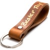 ELBERCRAFT® Leather Keyring Gift for Women or Men Vegetable Tanned