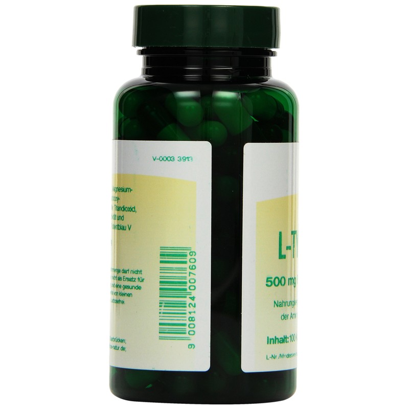 Bios L-Tyrosine 500 mg 100 Capsules Pack of 1 x