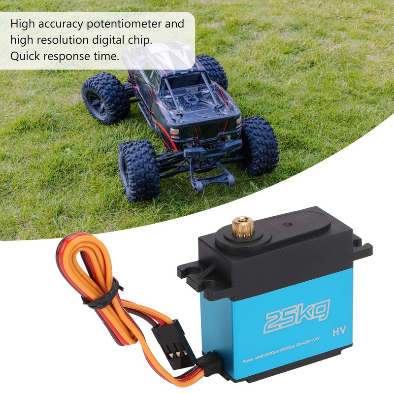 2pcs 25kg Digital Servo High Torque RC Servo 180° Metal