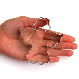 Angel Cookie Cutter- Stainless Steel