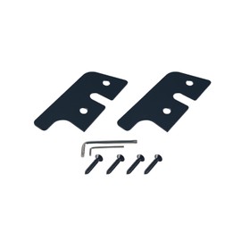 DEWHEL 2pcs Aluminum Upgraded Sun Visor Repair Kit Heavy Duty Visor Mounting Clips Compatible with Jeep Wrangler JK 2018,Wrangler 2018-2024,Gladiator 2020-2024