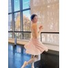 [Tacherlia] Ballet Skirt, Pull Up Elastic Waistband Rehearsal Skirt, Black