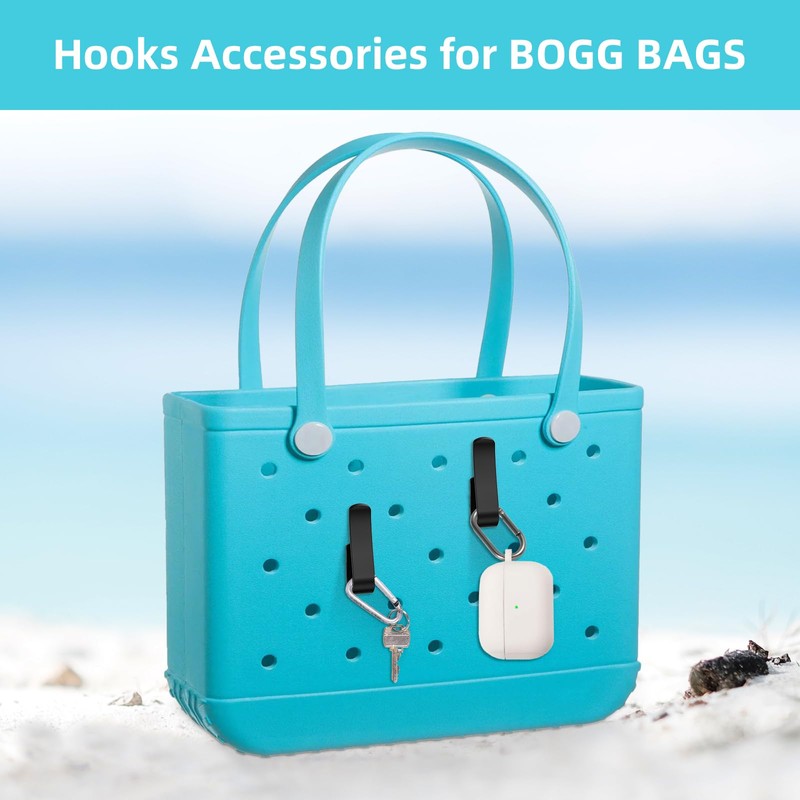 ARSUNOVO 2 PCS Hooks Accessories for Bogg Bags, Insert Charm