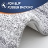 OLANLY Bathroom Rugs Sets 3 Piece, Soft Absorbent Microfiber Bath