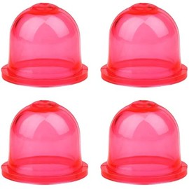 Uorimy 4-Pack 530058709 Air Purge Red Carburetor Large Primer Bulb Replacement for Echo Stihl Homelite Robi Pouland Husqvarna 125BT 128LD (22mm)