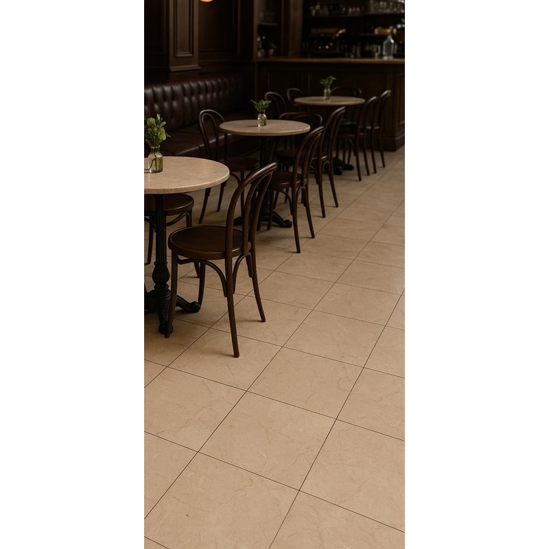 Crema Marfil 12x12 Polished Marble Tile – Natural Stone Square