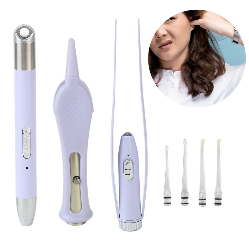 Ear Wax Removal Kit Excellent Cleaning Effect Visible Rechargeable Glowing