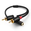 Ugreen RCA Cable 3.5 mm (Female) – 2RCA (Male) sutereominipuragu Conversion Cable High