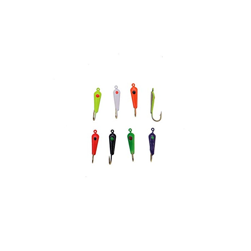 Temorah Ice Jig Kit (Assorted, TINIJB-10 14PCS)