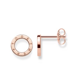 Thomas Sabo Women Stud Earrings Circle Forever Together 925 Sterling Silver H1946-415-12
