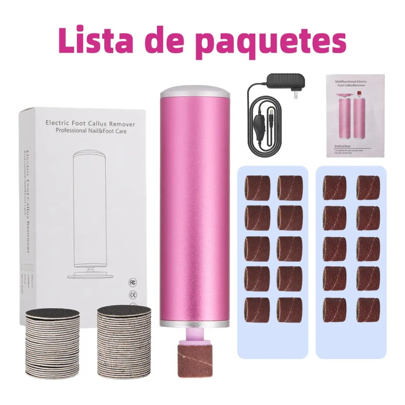 Lima Eléctrica Para Pies Y Uñas 2 En 1, Rotación