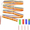 hongmo Pack of 5 Dance Bands Streamer Rainbow Gymnastics Band
