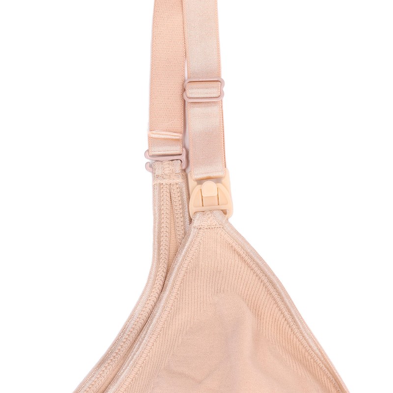 Nursing Bra Front Top Buckle Widened Flanks Four Row Buckle