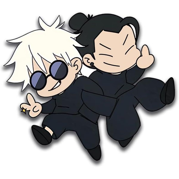 5.1" Gojo and Geto Sticker Anime Car Decals Cool Graffiti