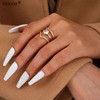 YEEZII Gold Rings Set for Women Non Tarnish, 14K Gold