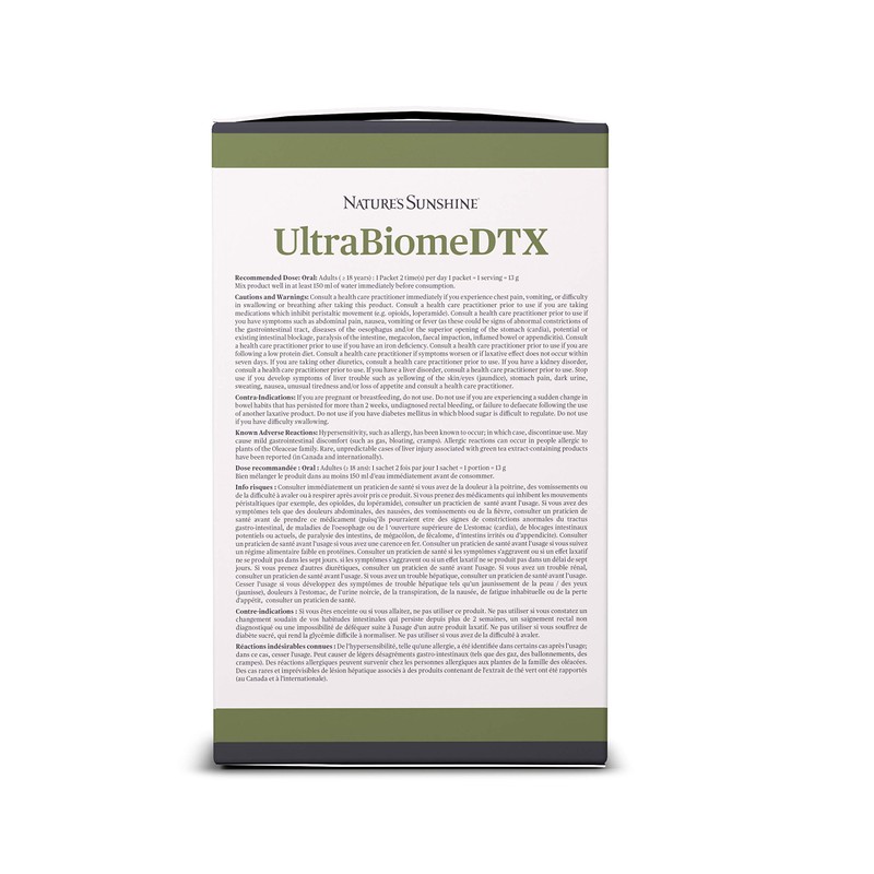 Nature's Sunshine, UltraBiome DTX 30 Packets