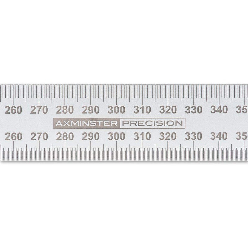 Axminster Precision Stainless Steel Metric Rule - 600mm
