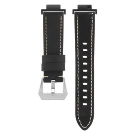 Shangshi Genuine Leather Watch Bands Strap For Casio G-SHOCK GW- 9400 GW-9300 G-9300 G-9400 G-9200 GW-9200 GW-9101 GW- 9102 GW-9110 GW-9125 (Black)