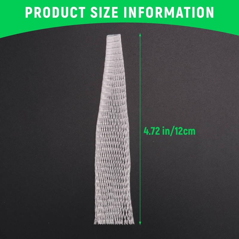 Lizusidtsy 20 PCS Cosmetic Make Up Brushes Guards Mesh Protectors