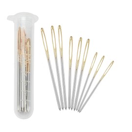 9 Pcs Large Eye Sewing Needles, Darning Needle, Darning Needles for Wool, Tapestry Needle for Yarn, Knitting, Tapestry, Darning DIY Crafting