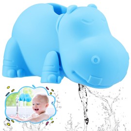 Bathtub Tap Cover, Bathtub Spout Cover for Bathtub, Water Tap Cover, Cartoon Hippo Tap Cover for Children, Toddlers, Bathroom, Safety