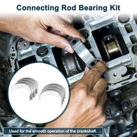 TUCKBOLD Connecting Rod Bearing Set No.PEY111SE0 for Mazda CX-5 2012-2013 Engine Rod Bearing Kit Metal Silver Tone 8 Pcs