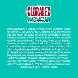 Cloralex Toallitas Desinfectantes 3 Paquetes con 84 pzas cu                                                                                           