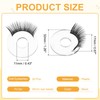 sourcing map Safety Doll Eyelashes for Crocheting 32mm Black 20Pcs