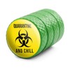 GRAPHICS & MORE Biohazard Quarantine and Chill Tire Rim Wheel