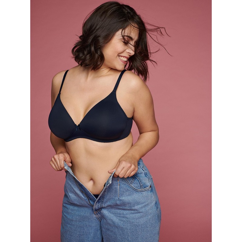 Naturana Cup Bra without Underwire 5166 - dark blue, size: