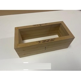 2-Part Foundry Wood Flask Mold for Sand Casting Jewelry Or Craft Making Tool 10" X 4X4