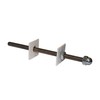 Cast Iron Radiator Stay/Bracket/Tie/Retainer/Fixing (Anchor, White)