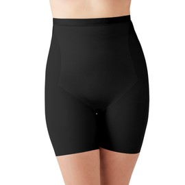 Wacoal Women's Straight Shape Revelation Hi Waist Thigh Shaper, Black, Medium