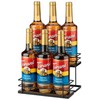EFYSE Coffee Syrup Organizer Rack, 2 Tier Syrup Holder for