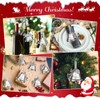 Jenaai 12 Set Christmas Bell Ornament Christmas Tree Hanging Ornament
