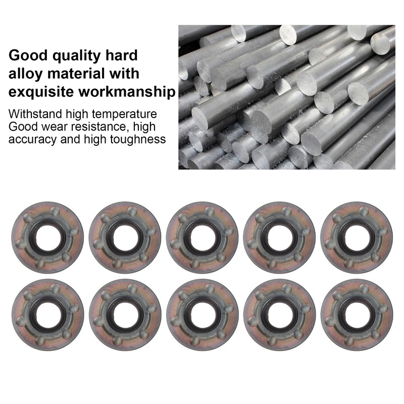 10Pcs Carbide Turning Inserts Coated Blade CNC Lathe Tool Holder