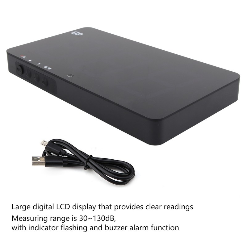 SW‑525A Wall Mounted LCD Display Digital Sound Level Meter USB