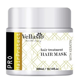 Vellasio Intense Repair Keratin Hair Mask For Dry And Frizzy Hair Using for Hair Fall Control And Smoothening Hair