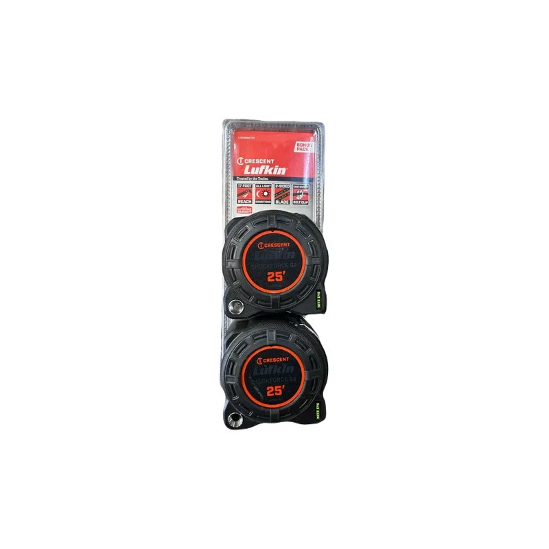 2 Cintas Metricas En Pulgadas Crescent Lufkin G2 25 Pies