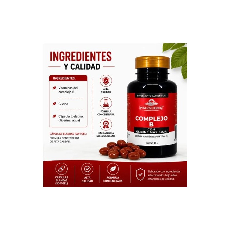 Pharmenia Complejo B con Glicine Max Soja